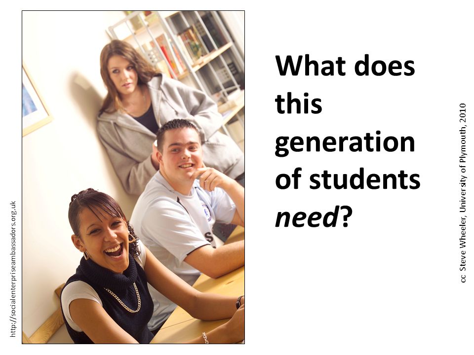 What does this generation of students need.
