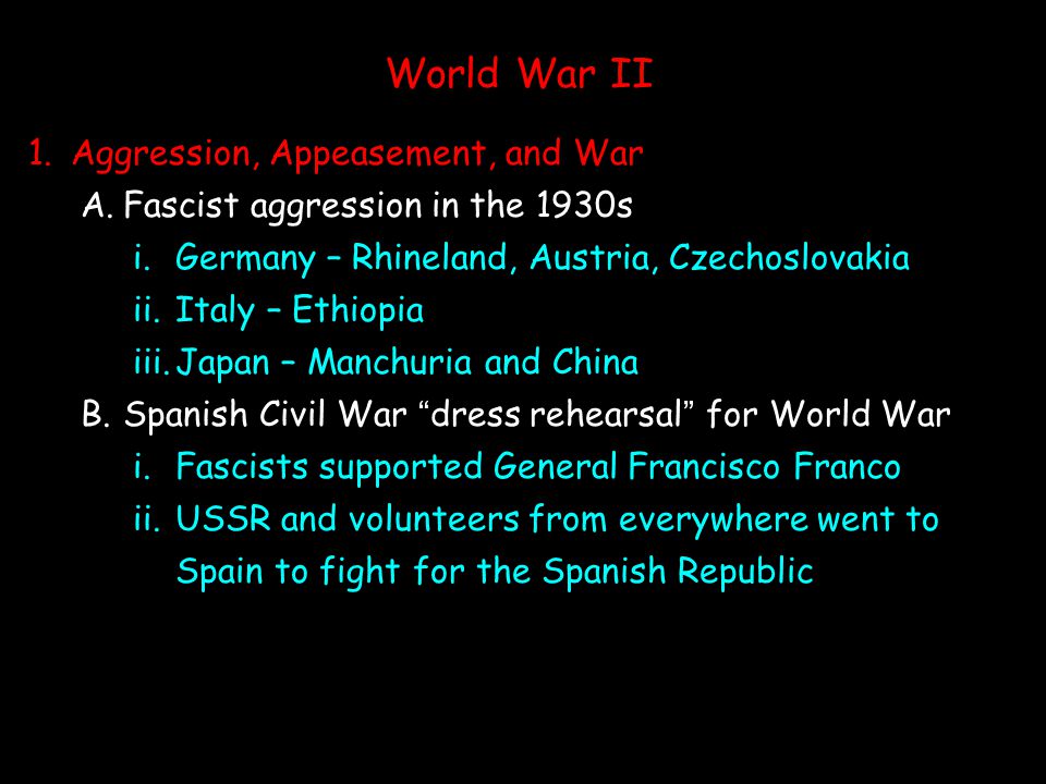 Lecture World War II World History Pair-Share What do you already 