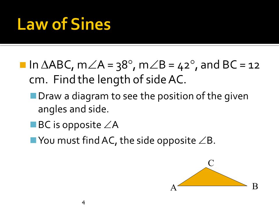 2 All these relationships are based on the assumption that the triangle ...