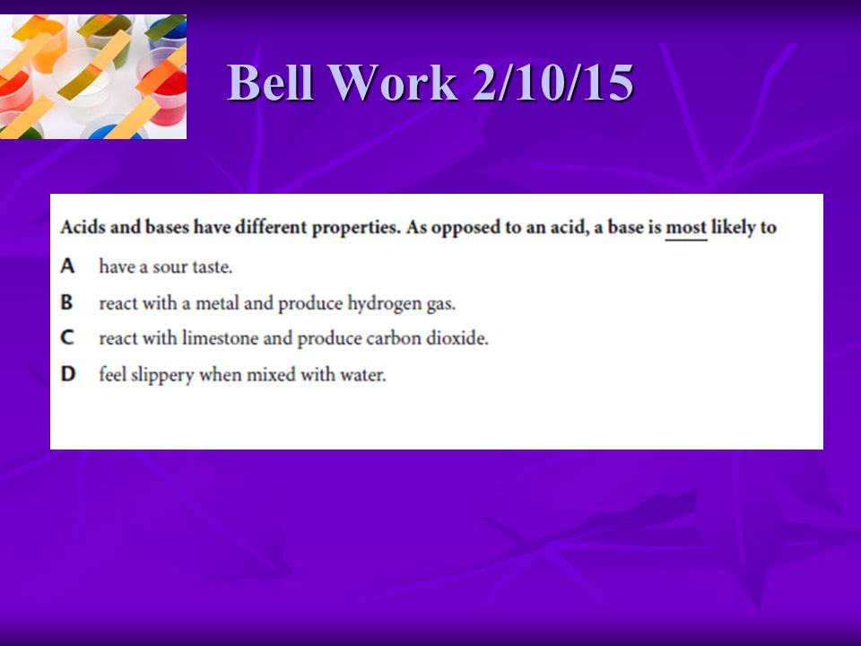 Bell Work 2/10/15