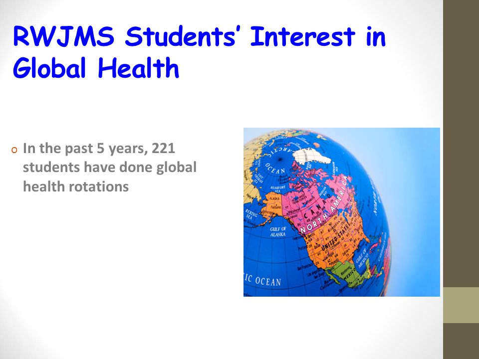 RWJMS Office of Global Health Javier I Escobar, MD Associate Dean for
