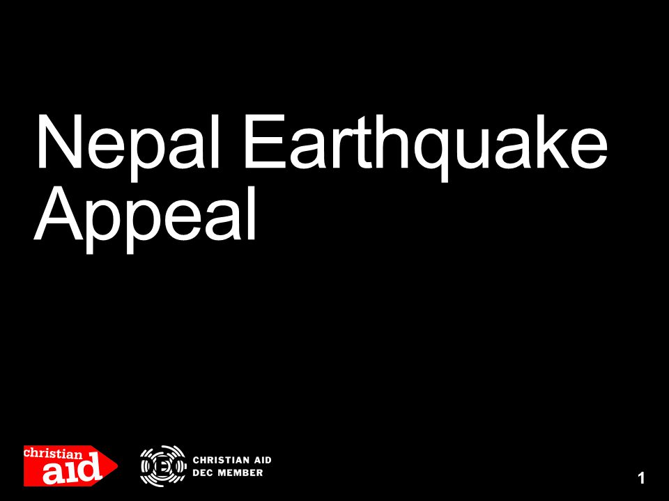 Nepal Earthquake Appeal 1