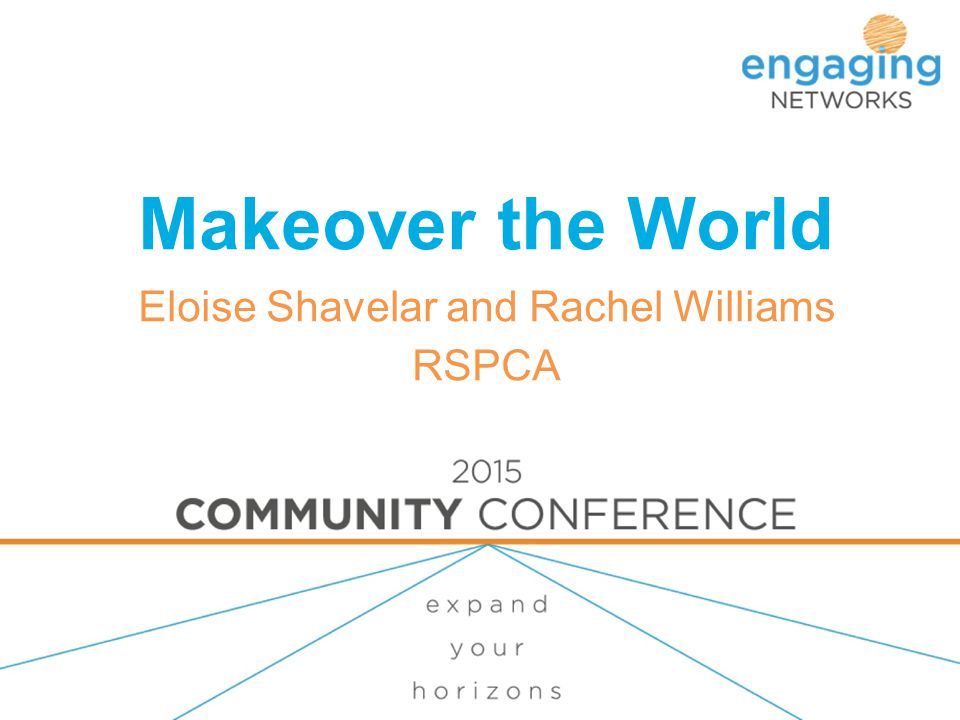 Makeover the World Eloise Shavelar and Rachel Williams RSPCA