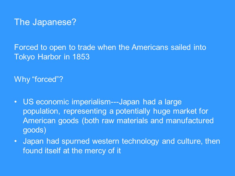The Japanese.