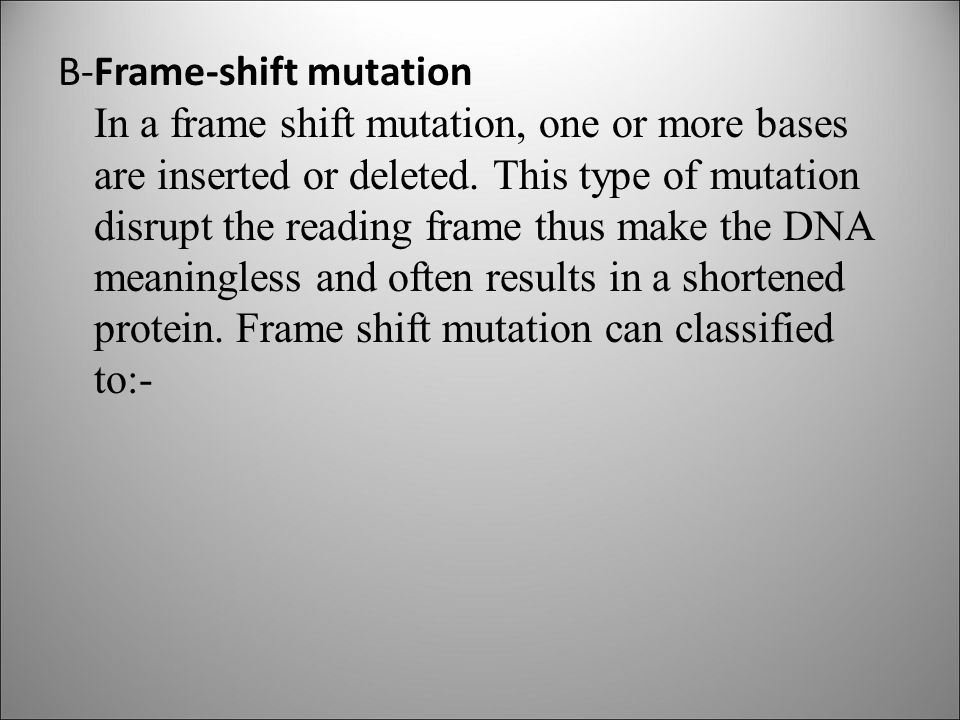Dna Mutation Lecture 4 Lecture Overview One Look Around A Room Tells You That Each Person Has Slight Differences In Their Physical Make Up And Therefore Ppt Download