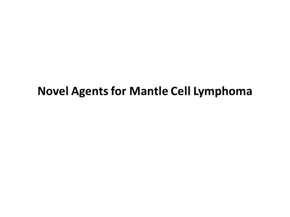 Novel Agents for Mantle Cell Lymphoma