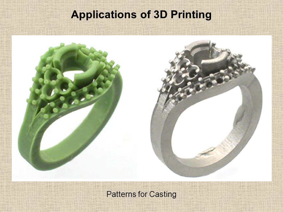 Applications of 3D Printing Patterns for Casting
