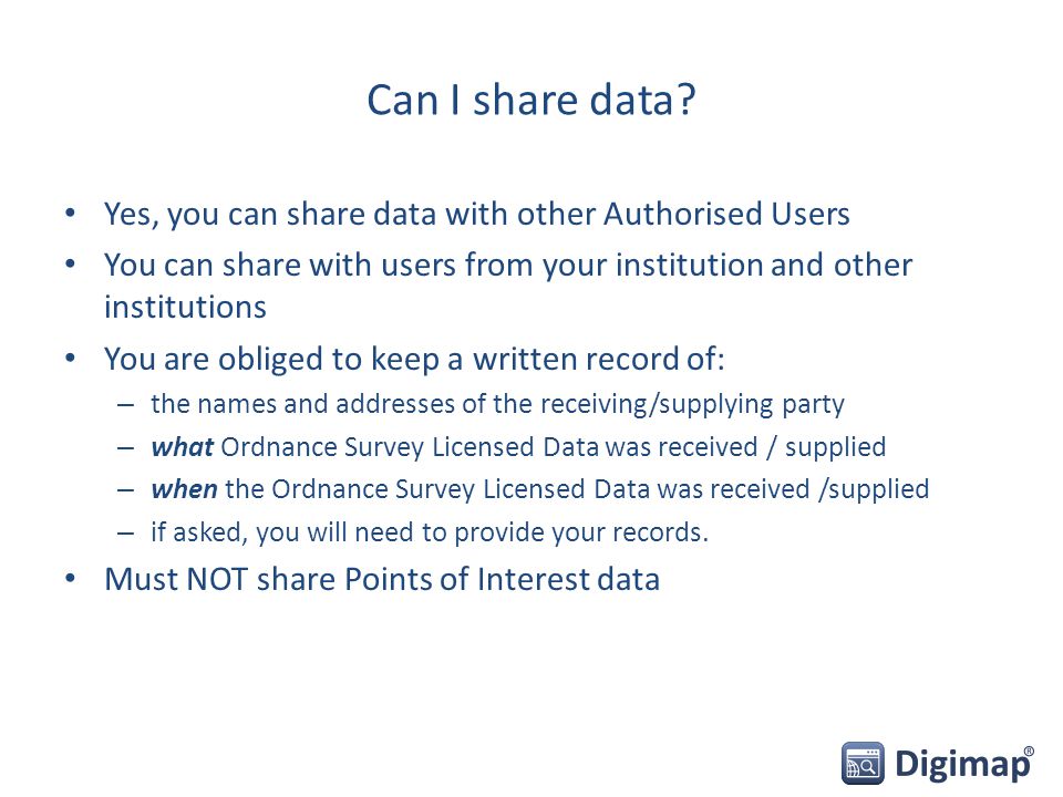 Can I share data.
