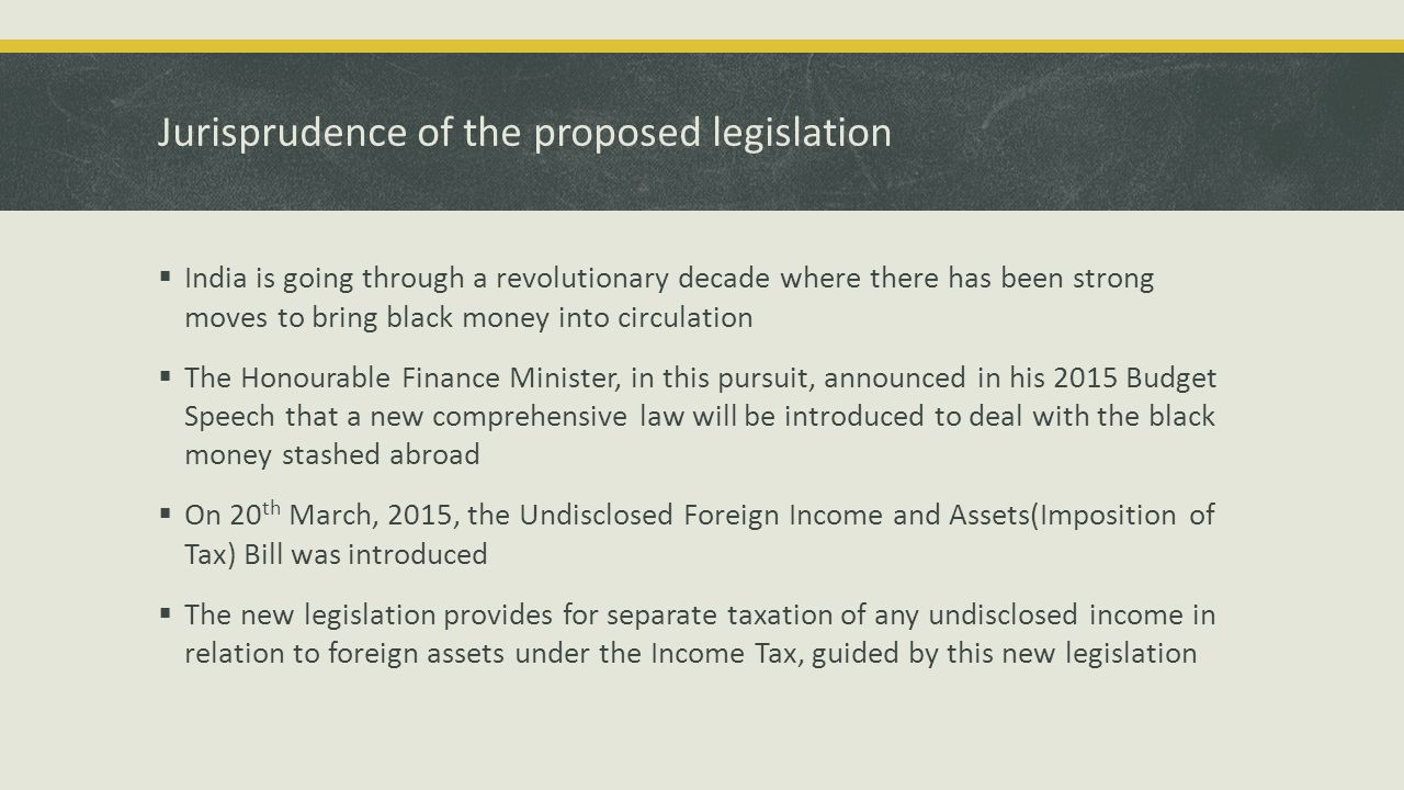 Presents The Undisclosed Foreign Income And Assets Bill 2015 By Ca Abhishek 3361