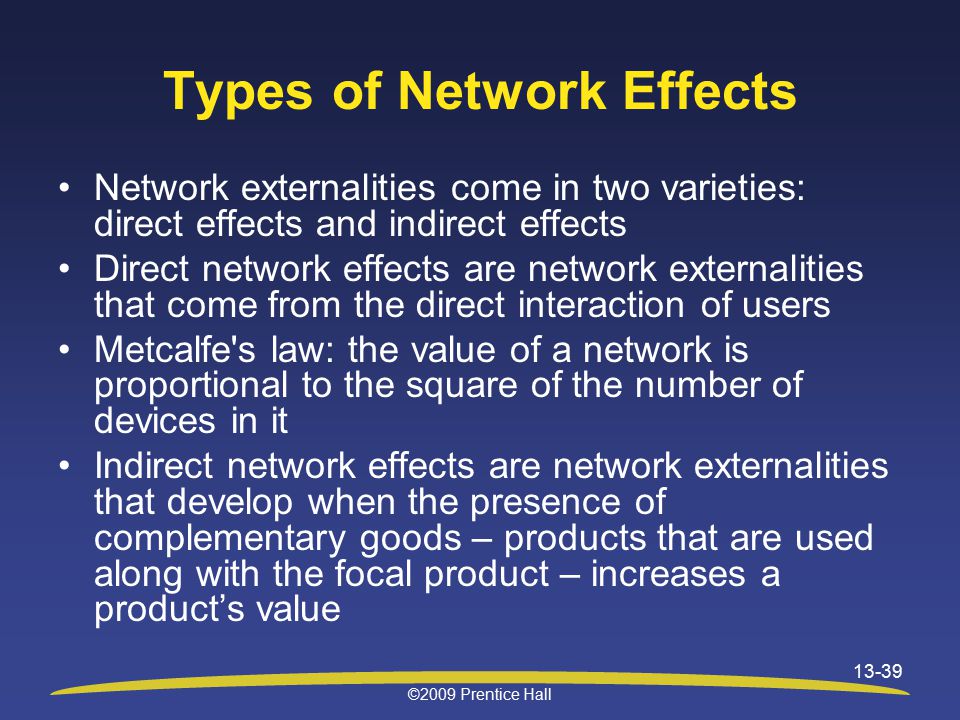 2009 Prentice Hall 12-1 MGMT 738 Management of Technology Lecture 6  Technical Standards and Network Externalities. - ppt download