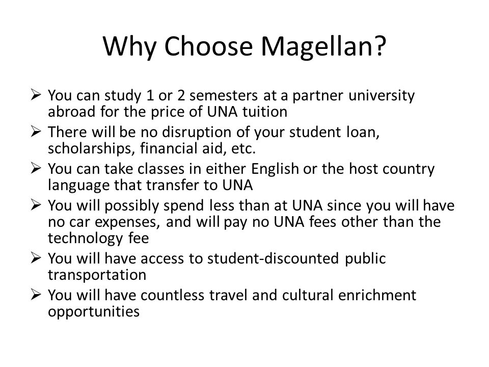 Why Choose Magellan.