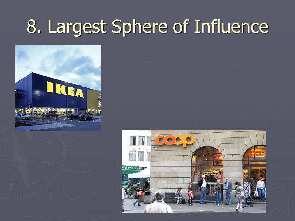 8. Largest Sphere of Influence