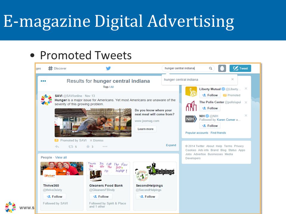 E-magazine Digital Advertising Promoted Tweets