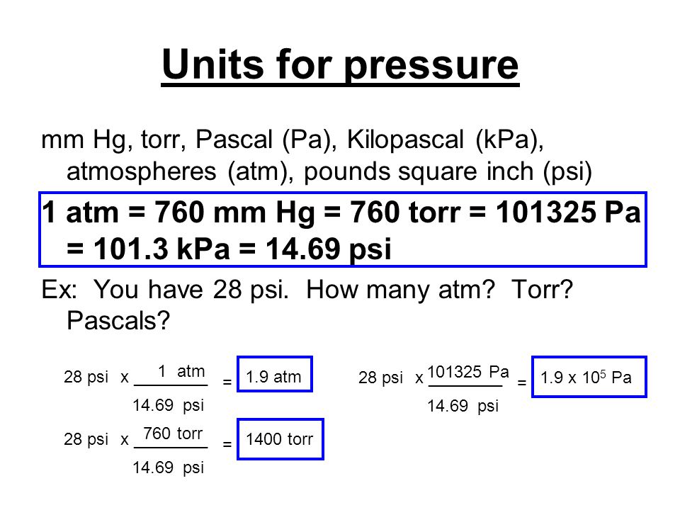 Gases Laws Notes. Pressure Pressure- force per unit area caused by  particles hitting the walls of a container Barometer- Measures atmospheric  pressure. - ppt download