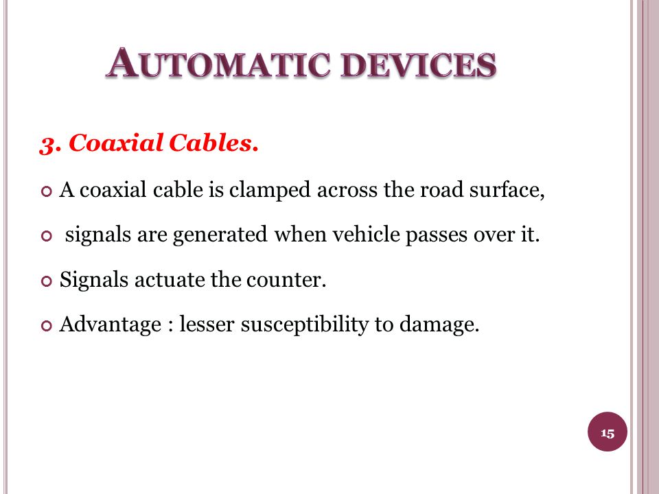 3. Coaxial Cables.