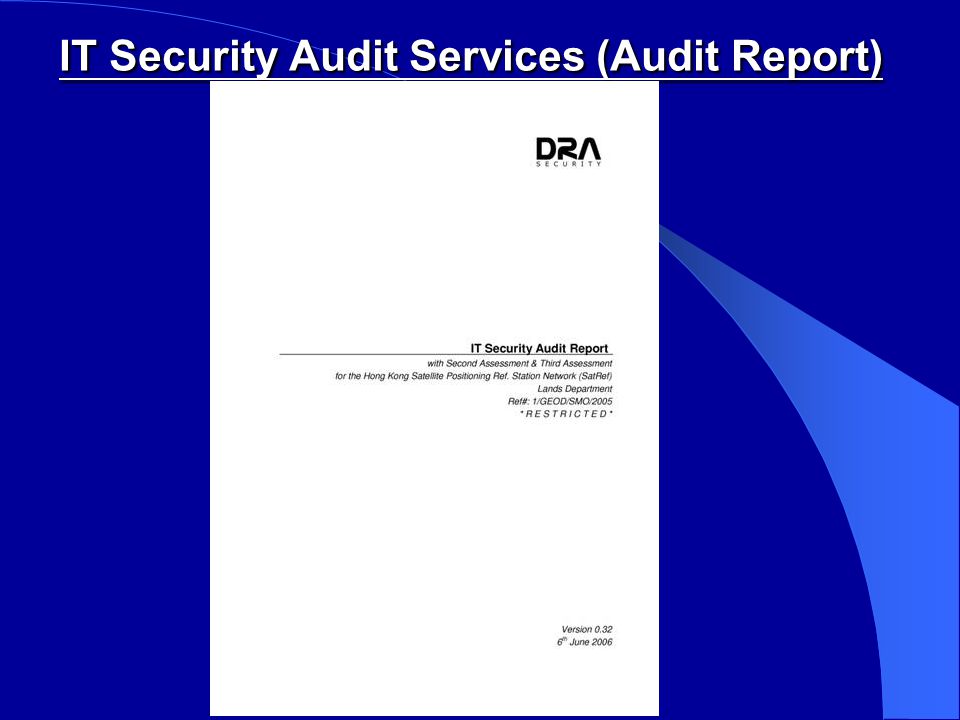 IT Security Audit Services (Audit Report)