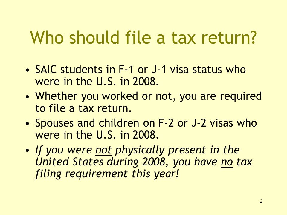 1 Tax Responsibilities for International Students Office of International  Affairs; International Student Services The School of the Art Institute of  Chicago, - ppt download