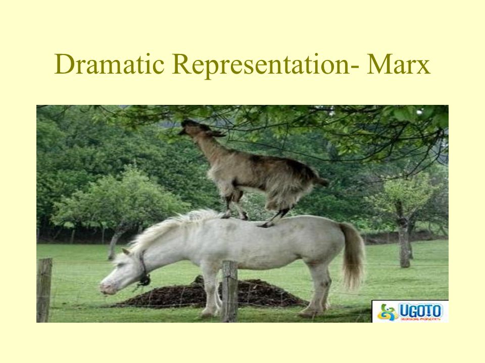 Dramatic Representation- Marx