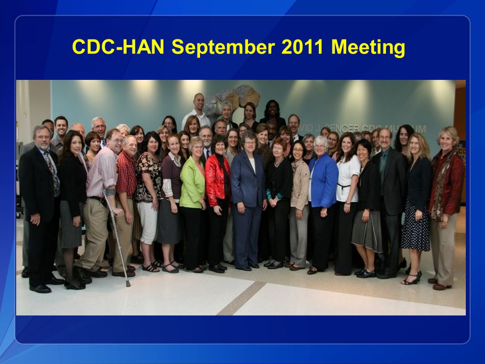 CDC-HAN September 2011 Meeting
