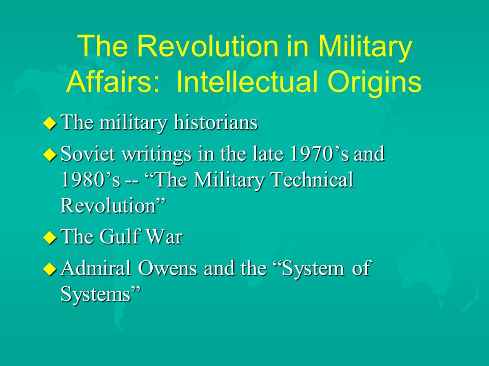 revolution in military affairs