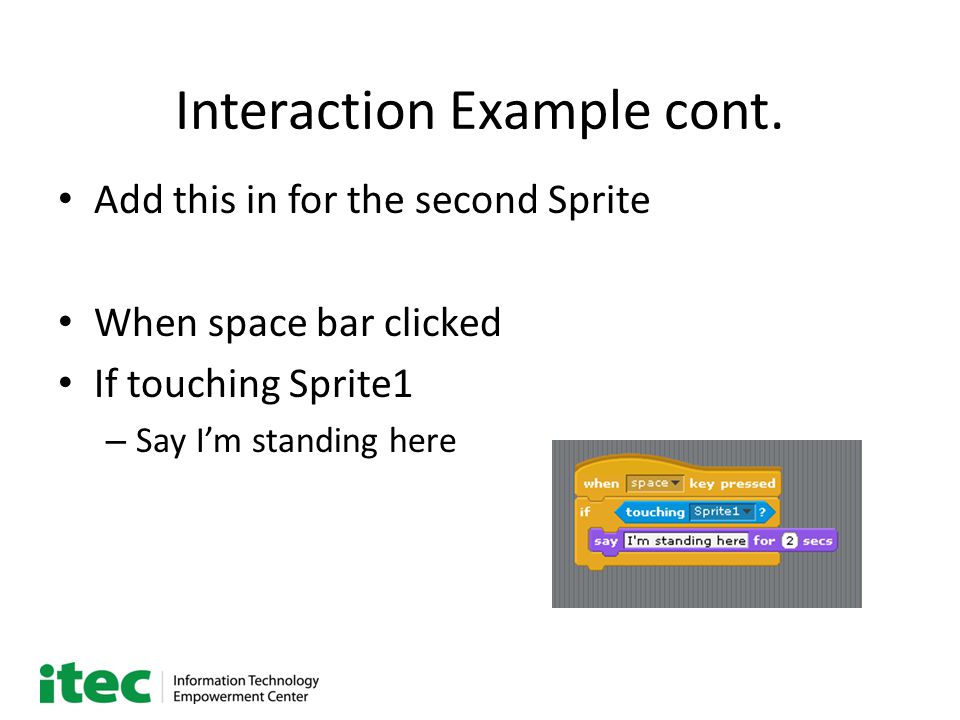 Interaction Example cont.