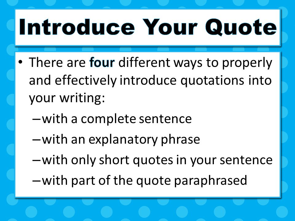 High School Essays Samples To Demonstrate How To Introduce A Quote We Will Use An Excerpt From Dr Martin Luther King Jrs I Have A Dream Speech Delivered By Martin Luther King Is Psychology A Science Essay also Persuasive Essay Samples High School Including Quotations In Your Essay Including Quotations In Your Argumentative Essay Thesis