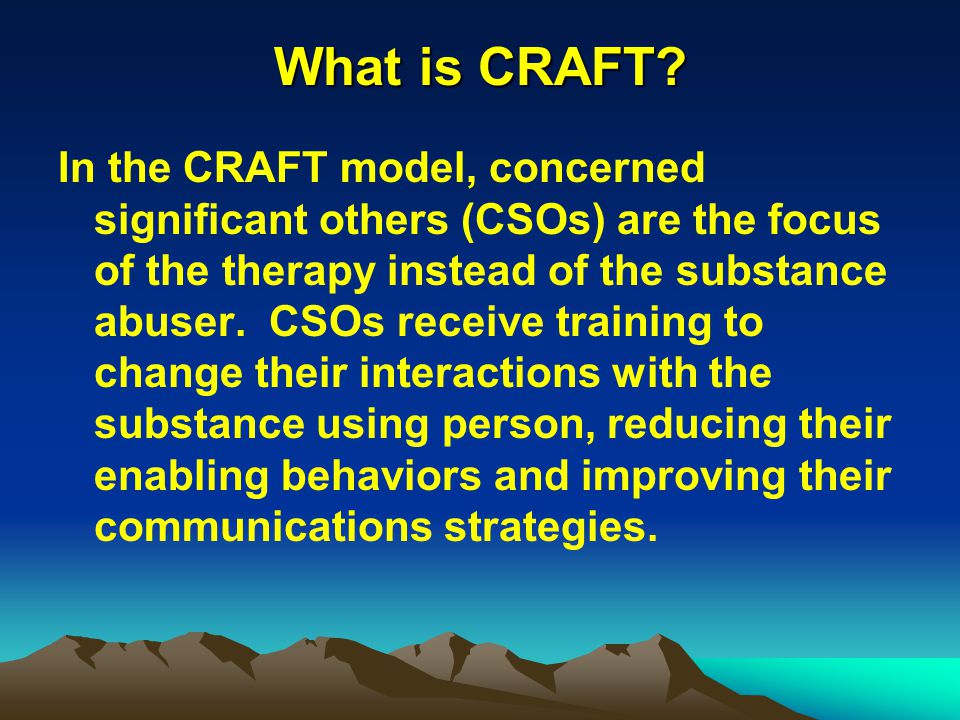 What is CRAFT.