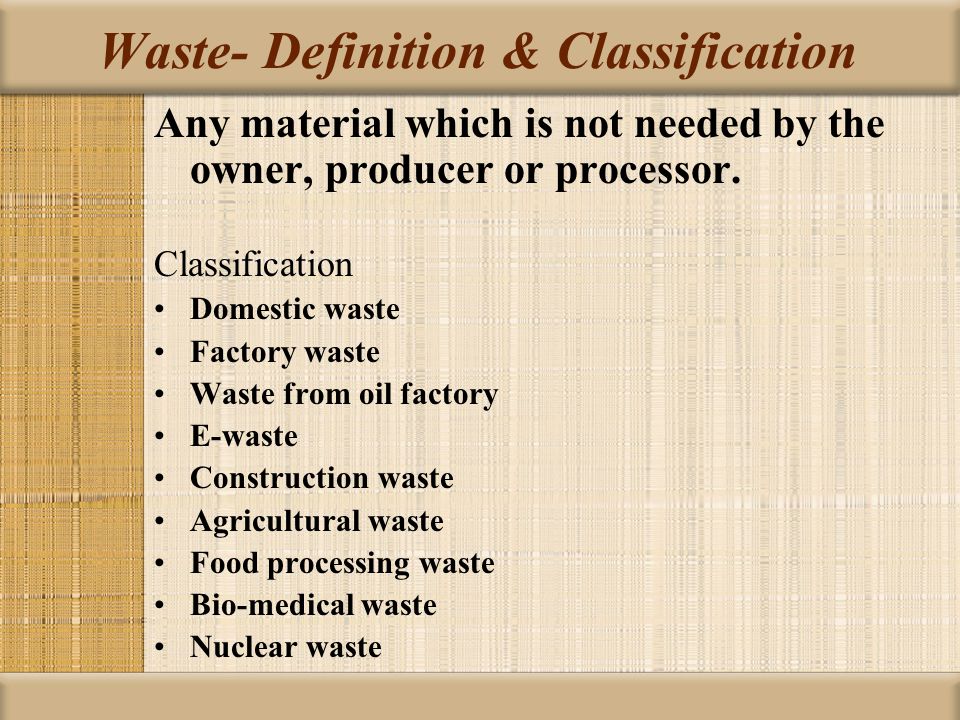 agricultural waste definition