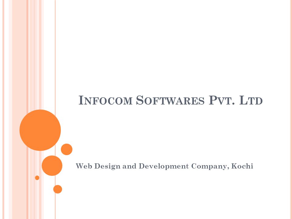 I NFOCOM S OFTWARES P VT. L TD Web Design and Development Company, Kochi