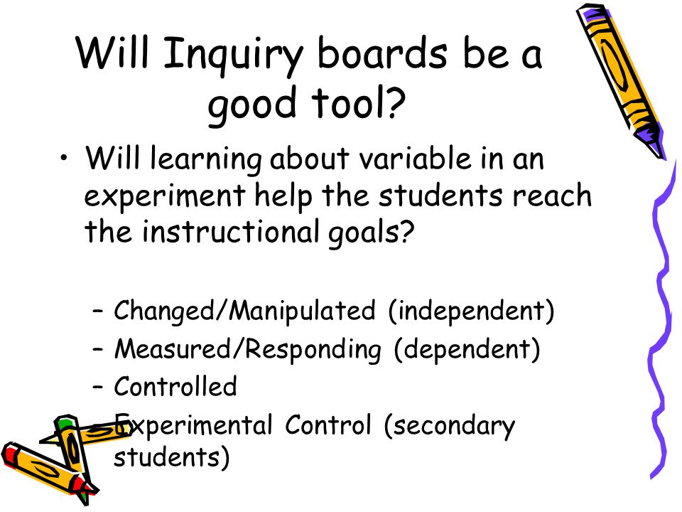 Will Inquiry boards be a good tool.