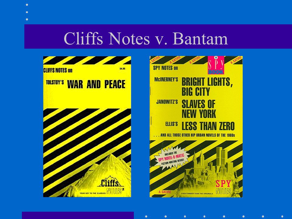 Cliffs Notes v. Bantam