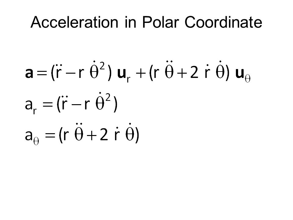 ENGR 215 ~ Dynamics Section Polar Coordinates. - ppt download
