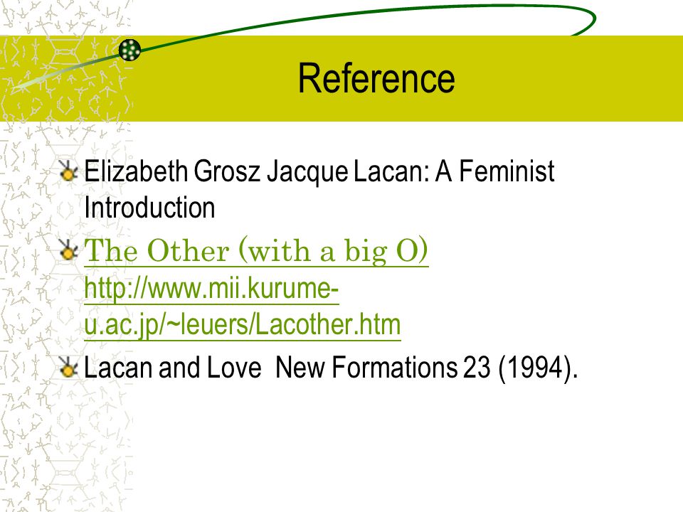 Jacques Lacan: A Feminist Introduction