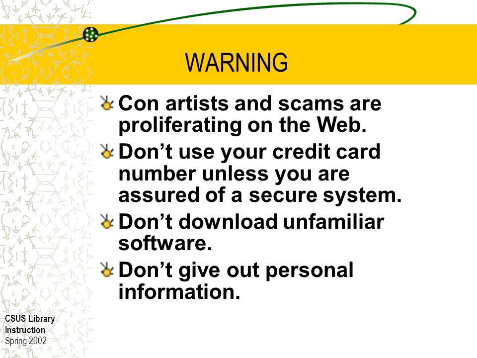 Search Engine Strategies... Beyond Yahoo Linda J. Goff, Head, Instructional Services CSUS Library Spring, 2002 Presented by. - ppt download - 웹