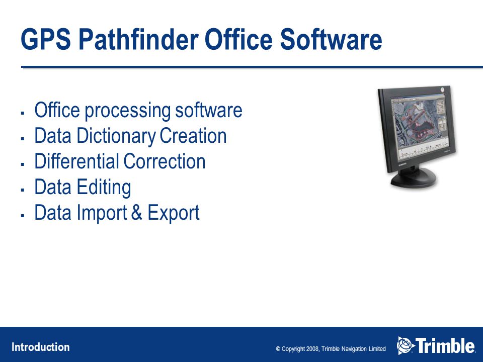trimble gps pathfinder office education