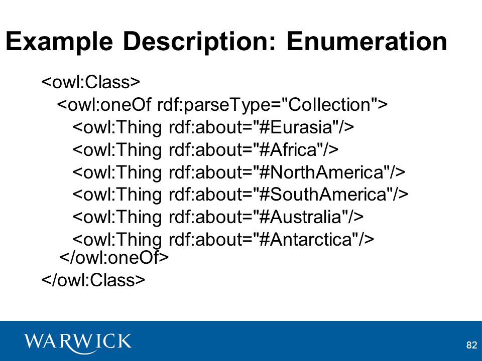 82 Example Description: Enumeration