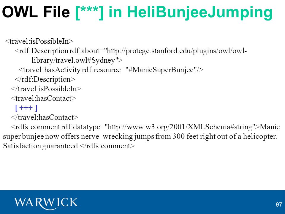 97 OWL File [***] in HeliBunjeeJumping [ +++ ] Manic super bunjee now offers nerve wrecking jumps from 300 feet right out of a helicopter.