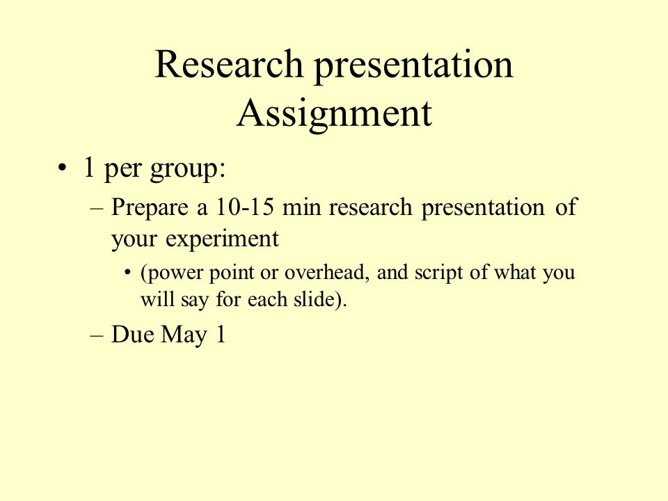 how to prepare a assignment