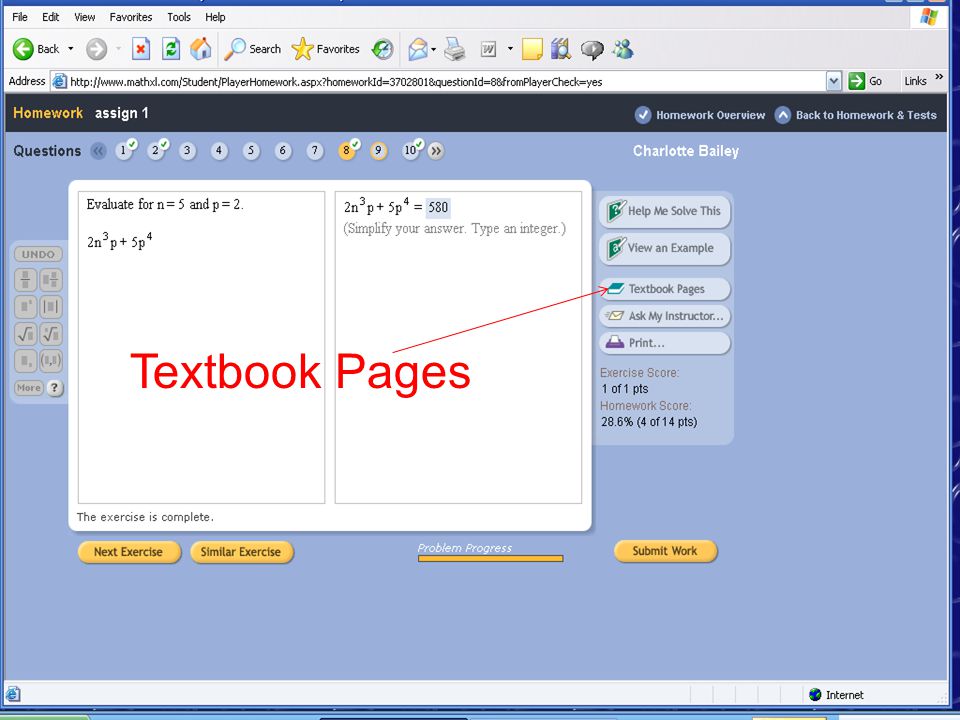 Textbook Pages