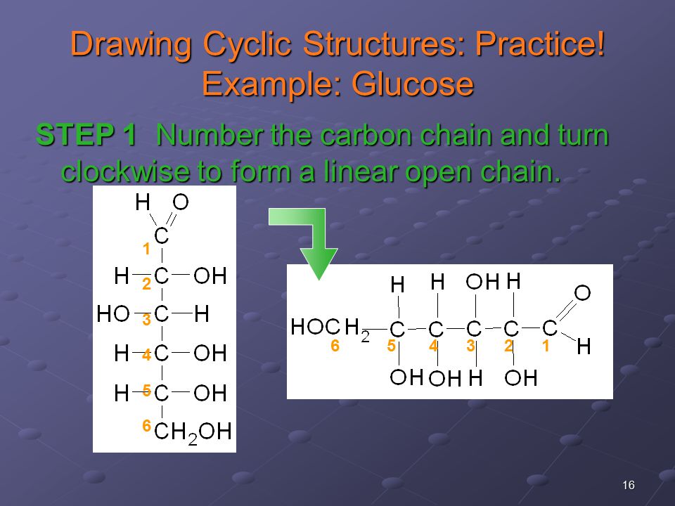 16 Drawing Cyclic Structures: Practice.