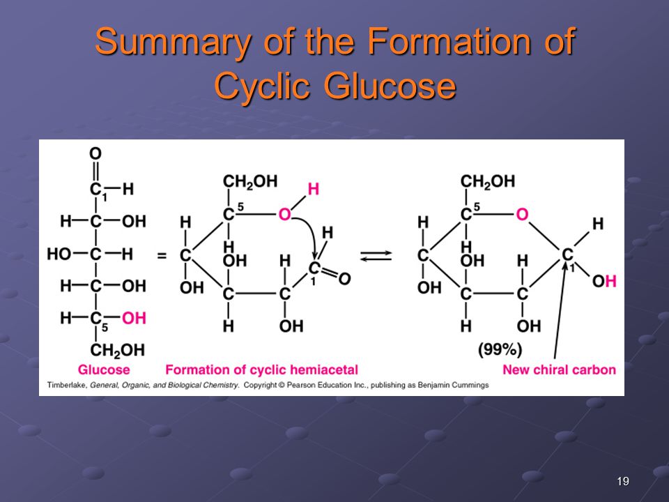 19 Summary of the Formation of Cyclic Glucose