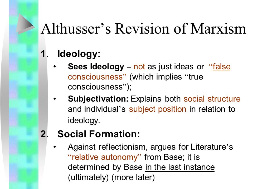 Notes on Althusser: Ideology and Interpellation - CAH News