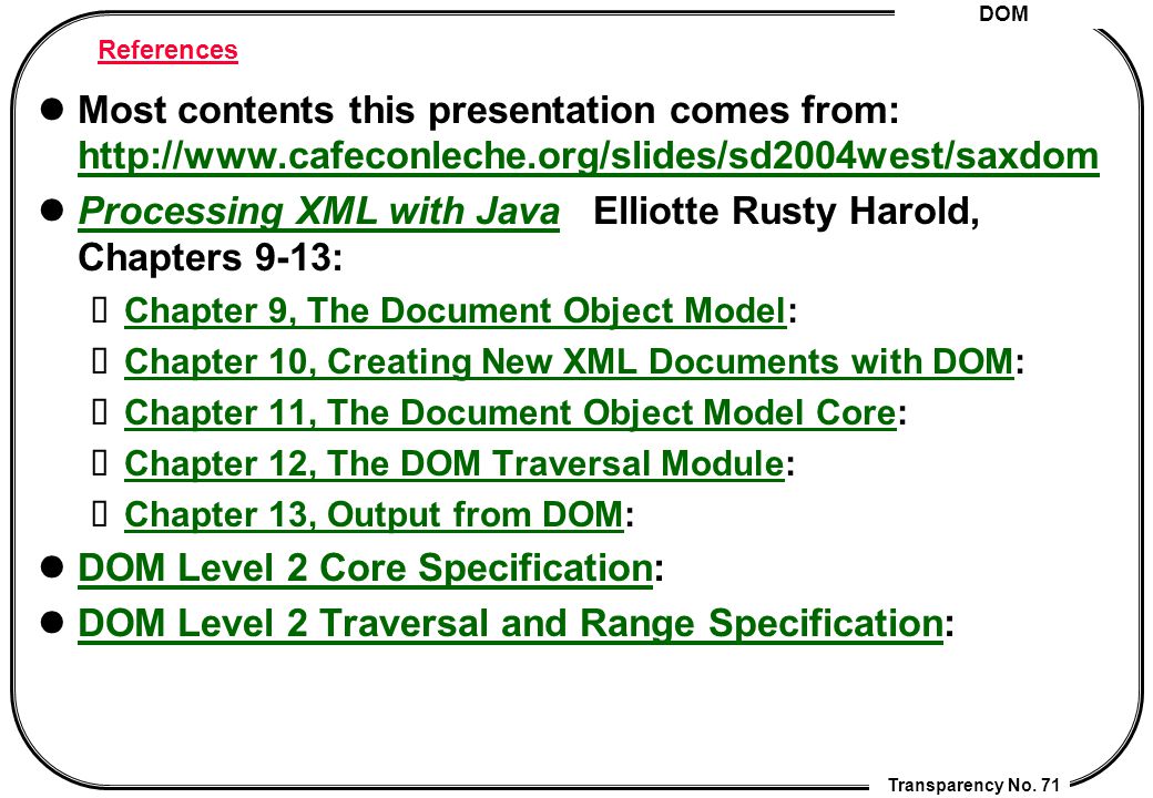 Document Object Model Range