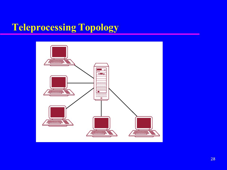 28 Teleprocessing Topology