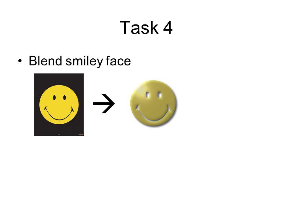 Task 4 Blend smiley face 