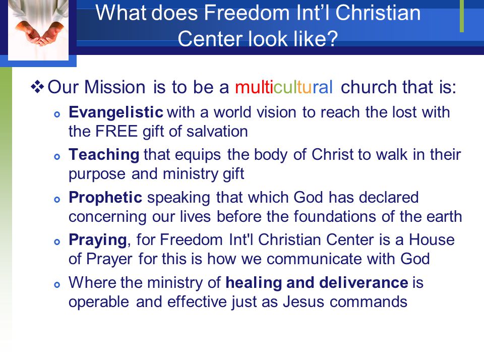What does Freedom Int’l Christian Center look like.