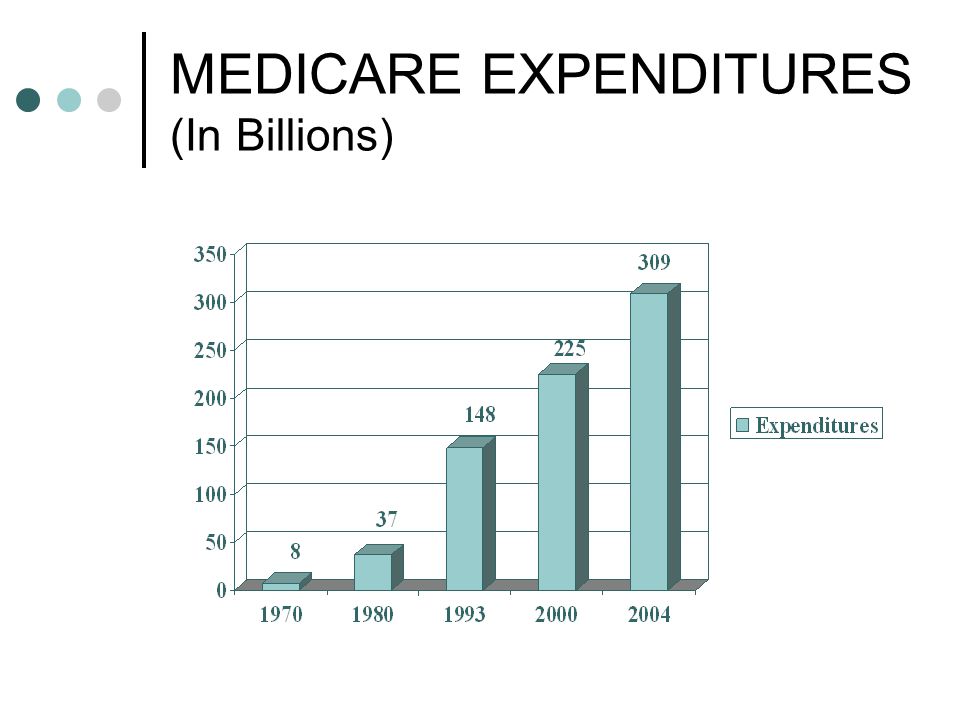 MEDICARE EXPENDITURES (In Billions)