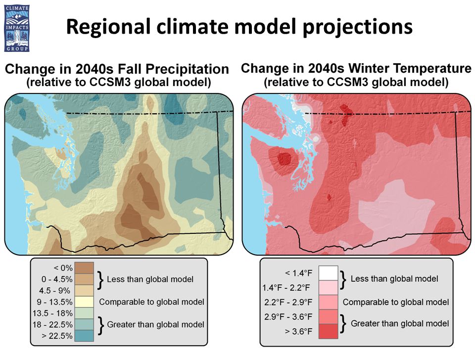 Regional climate model projections