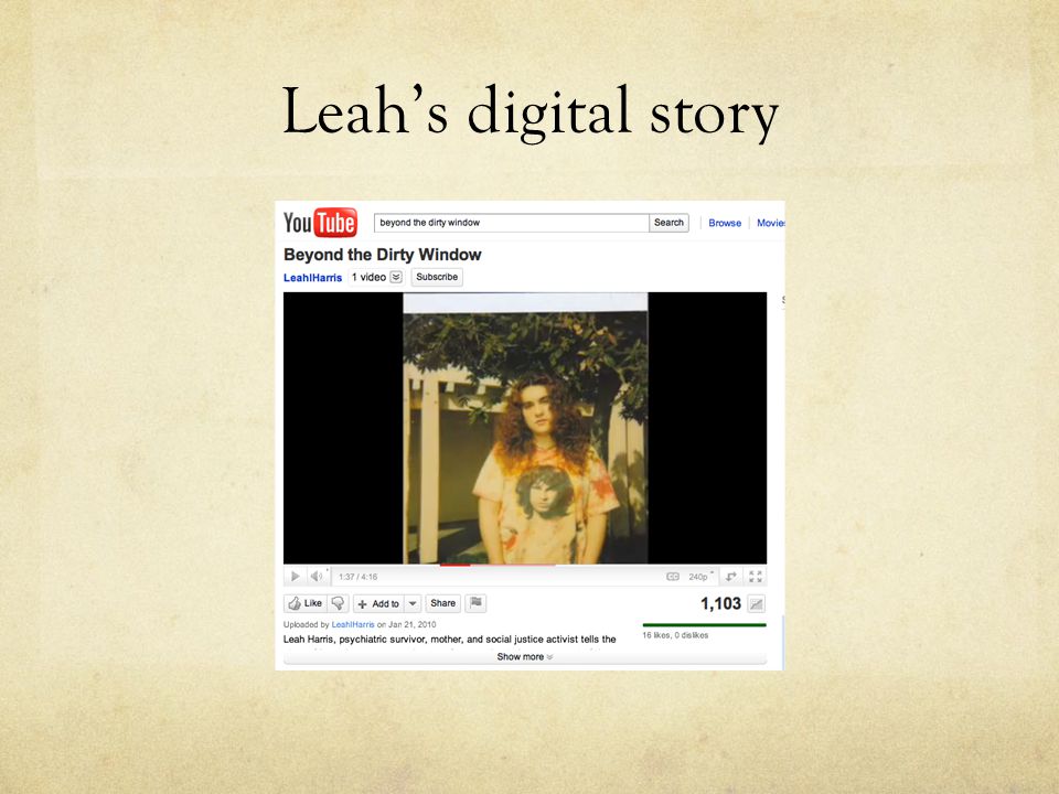 Leah’s digital story