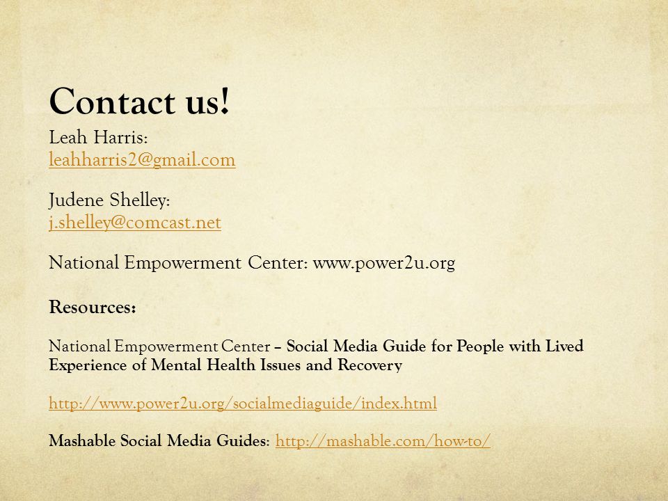 Contact us.
